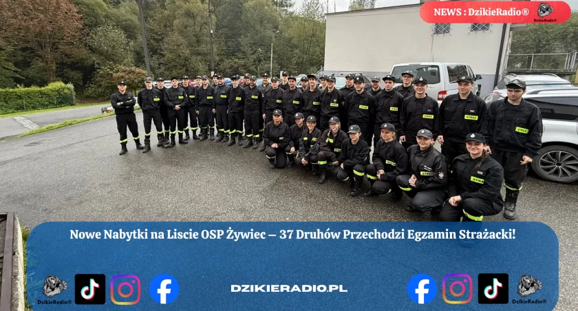 Nowi Bohaterowie z Powiatu Żywieckiego: Świeżo Upieczeni Strażacy Ratownicy Gotowi do Akcji