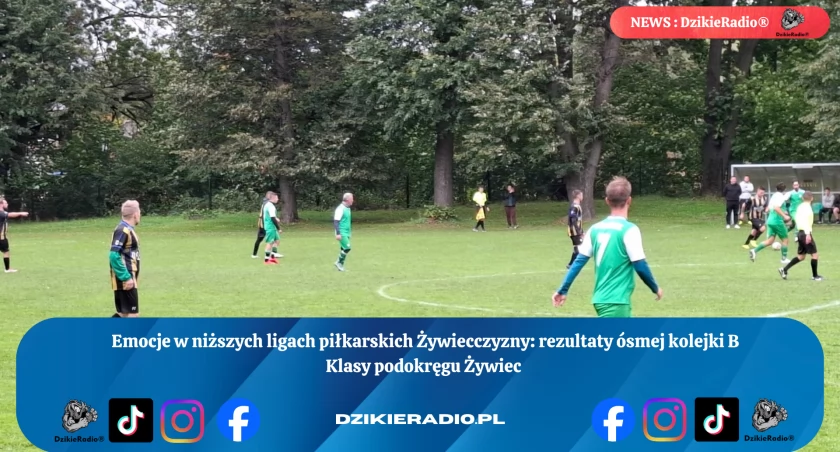 Piłkarskie emocje w Żywiecczyźnie – sobotnie starcia i niedzielne oczekiwania w B Klasie
