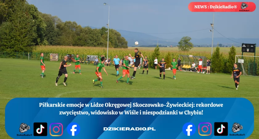 Emocje i gole w 10. kolejce Ligi Okręgowej Skoczowsko-Żywieckiej – sobotnie podsumowanie i zapowiedź niedzielnych zmagań