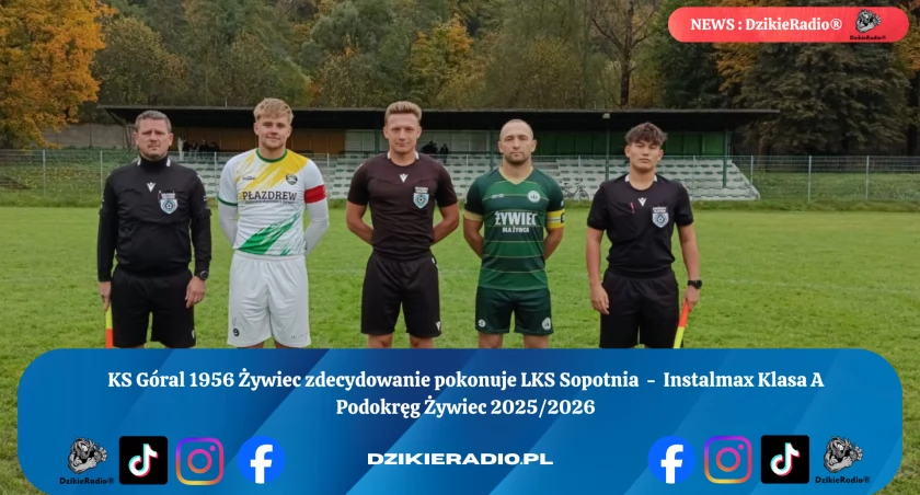 Górale triumfują w meczu z LKS Sopotnia.