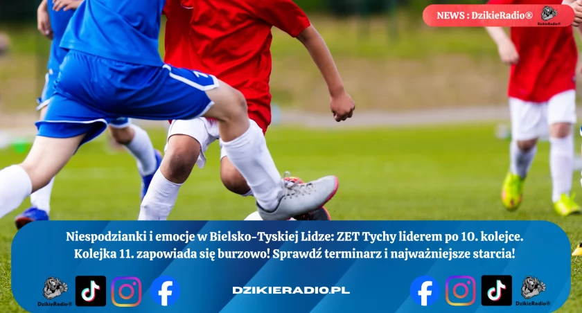 ZET Tychy liderem po emocjonującej 10. kolejce – przed nami piłkarski weekend pełen wyzwań