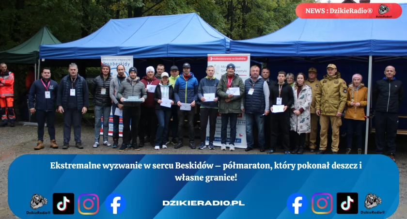 Półmaraton Beskidzki: Deszcz, Wyzwania i Triumf Ducha Sportowego