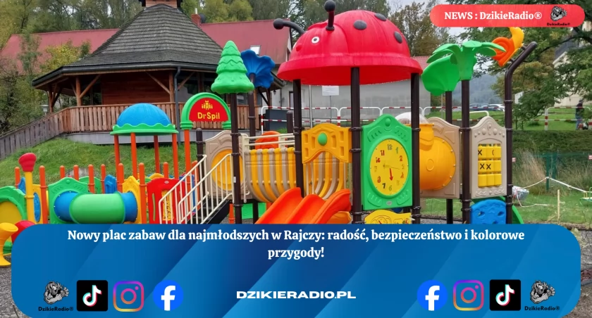Nowoczesna przestrzeń dla najmłodszych: Rajcza otwiera odmieniony plac zabaw przy Żłobku „Maluszek”