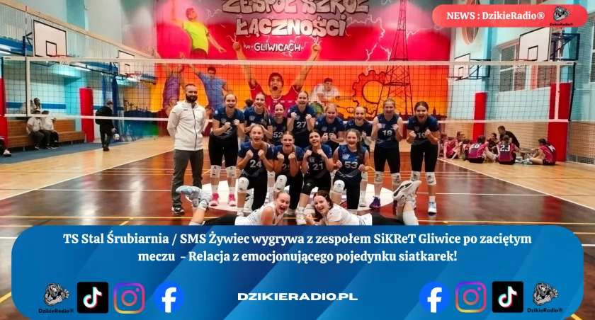 Triumf po zaciętej walce – juniorki TS Stal Śrubiarnia / SMS Żywiec zwyciężają z SiKReT Gliwice 