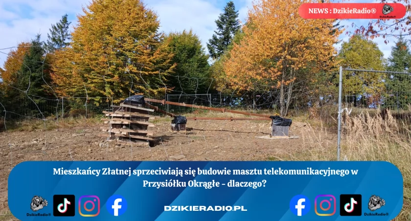 Maszt w cieniu gór: spór o wieżę telekomunikacyjną w Złatnej