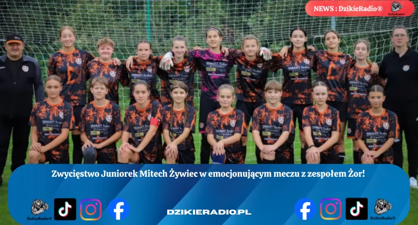 Juniorki Mitechu Żywiec zwycięsko w Żorach! Zobacz, jak młode zawodniczki pokazały determinację, zdobywając zasłużone zwycięstwo. Ambicja i pasja do gry przyniosły im kolejny sukces!