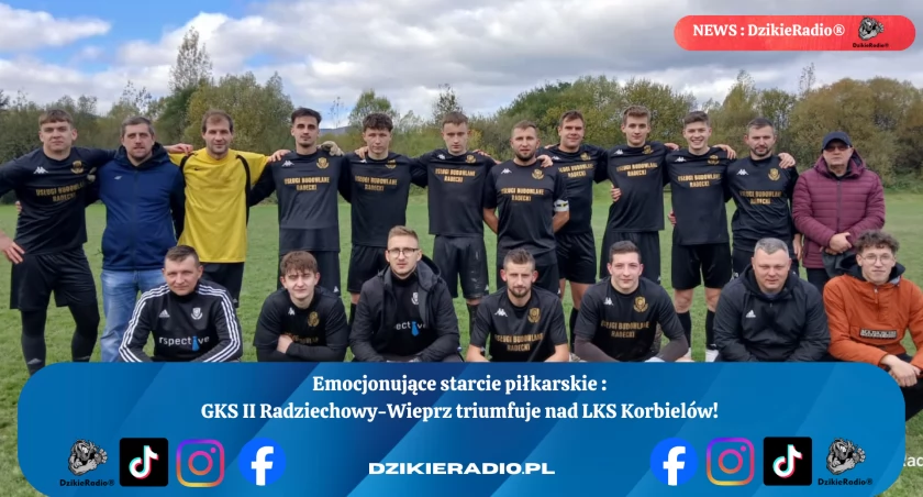 Minimalne zwycięstwo lidera – GKS II Radziechowy-Wieprz pokonuje LKS Korbielów