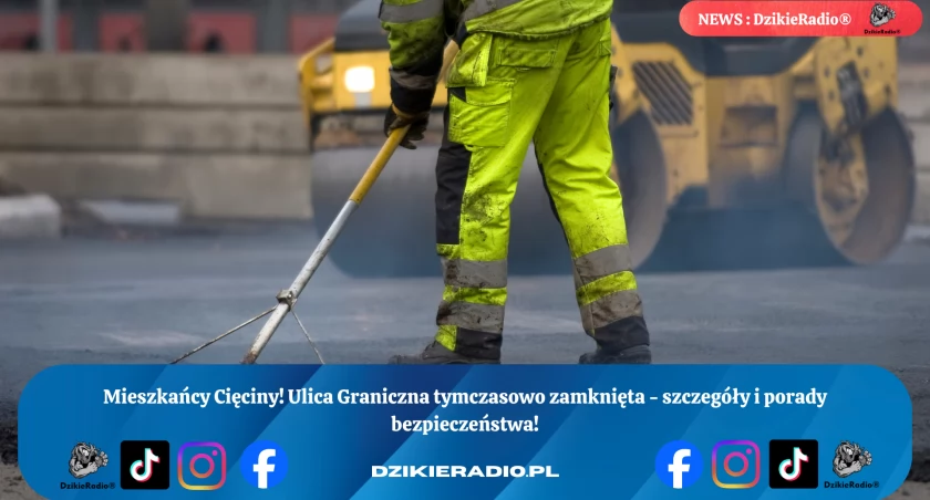 Nowa nawierzchnia w Cięcinie – tymczasowe utrudnienia na ulicy Granicznej