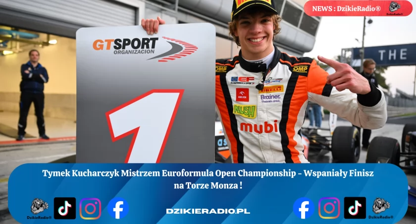 Tymek Kucharczyk mistrzem Euroformula Open Championship! Historyczny triumf Polaka po niesamowitym wyścigu
