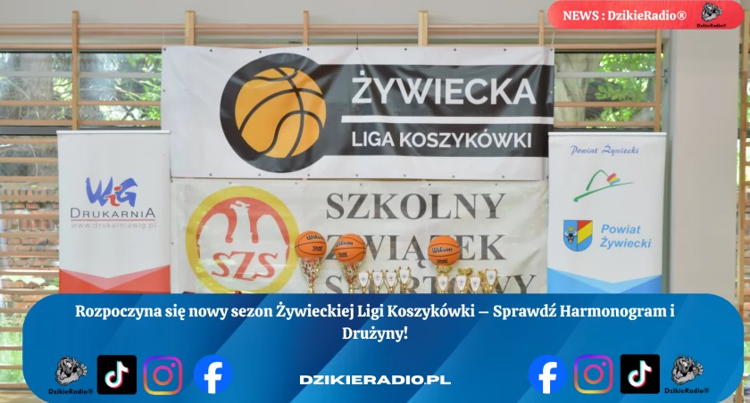 Nowy sezon Żywieckiej Ligi Koszykówki wystartuje już w sobotę!