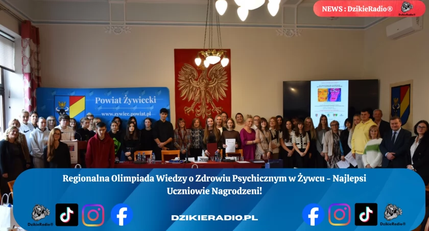 Młodzi z Żywca z pasją o zdrowiu psychicznym — finał powiatowego etapu olimpiady
