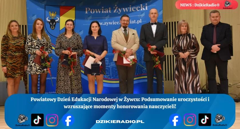 Powiatowy Dzień Edukacji Narodowej w Żywcu: Uroczyste Obchody i Wyróżnienia dla Nauczycieli, Żywiołowa Celebracja Pasji i Zaangażowania.