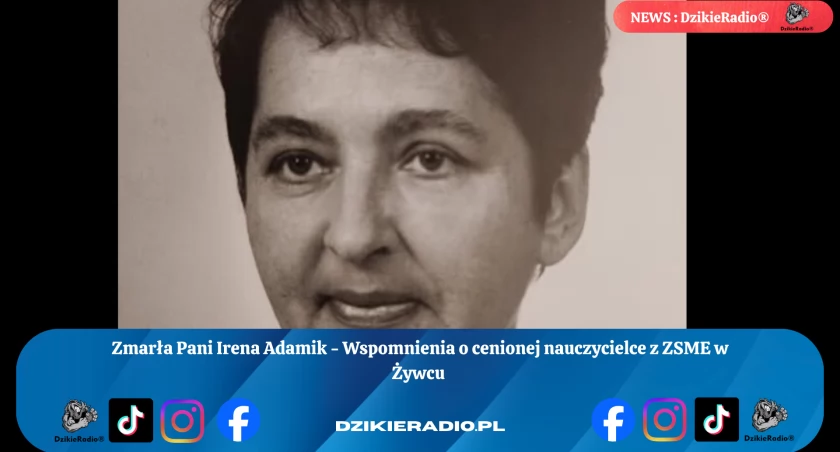 Pożegnanie Pani Ireny Adamik – wieloletniej wicedyrektor ZSME w Żywcu