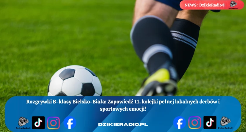 Nowa odsłona rywalizacji w B-Klasie Bielskiej – emocje gwarantowane!