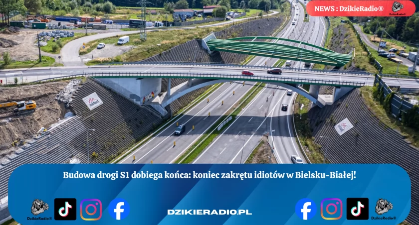  Koniec z zakrętem idiotów na trasie Bielsko-Biała - Dankowice już blisko! 
