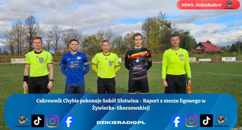Cukrownik Chybie odzyskuje rytm — pewne zwycięstwo nad Sokołem Słotwina