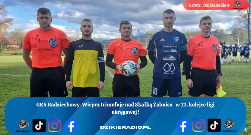 Pewny triumf GKS Radziechowy - Wieprz na trudnym terenie.