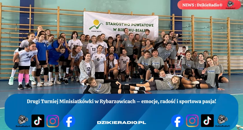 II Turniej Minisiatkówki w Rybarzowicach – emocje, sportowa pasja i współpraca na boisku. 