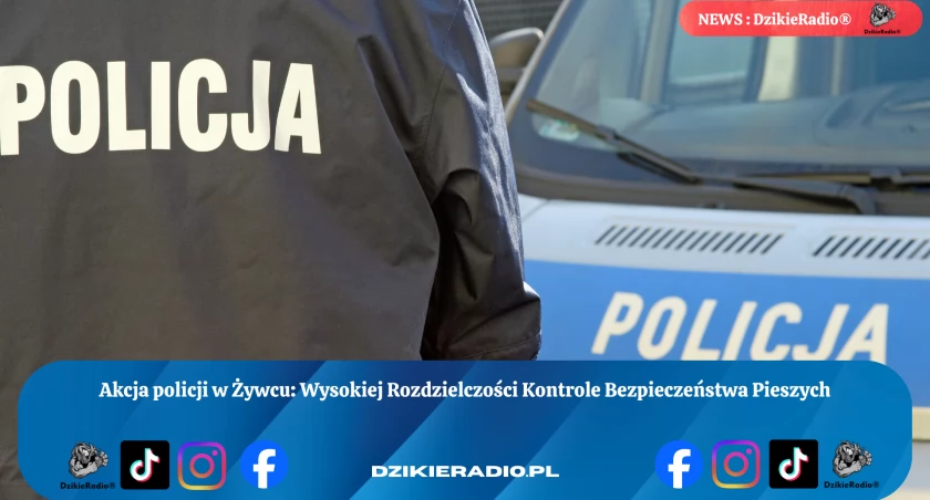 Bezpieczne Przejście: Policja z Żywca monitoruje pieszych i kierowców
