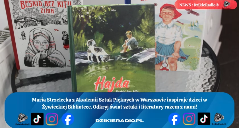 Sztuka, która opowiada świat – Maria Strzelecka spotkała się z młodymi czytelnikami