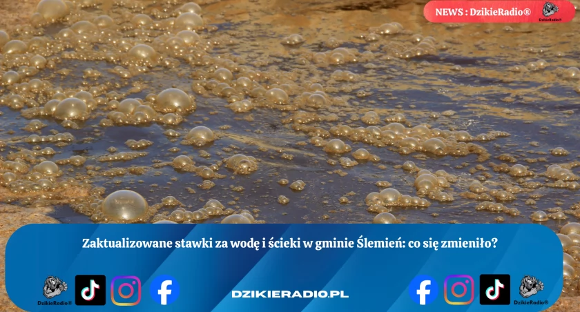 Nowe taryfy za wodę i ścieki w gminie Ślemień – drobne korekty, duże znaczenie