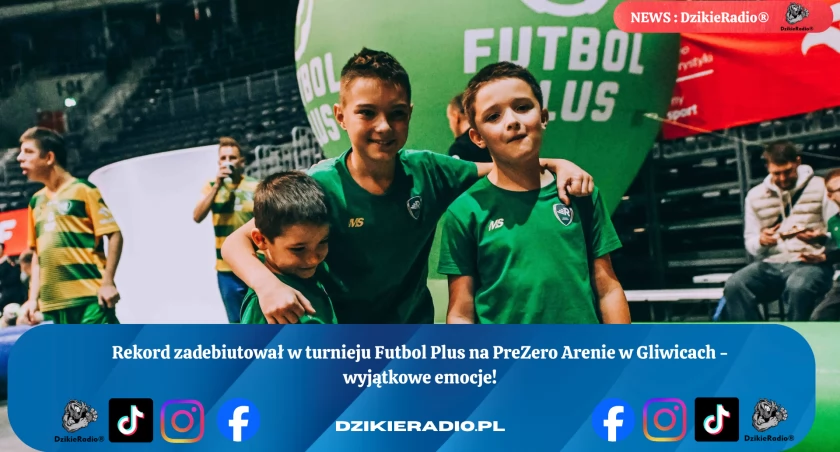 Rekord zadebiutował na PreZero Arenie! Turniej Futbol Plus łączy dzieci, tworząc niezapomniane chwile.