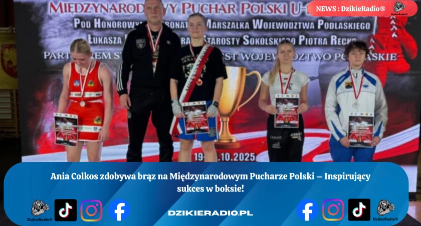 Ania Colkos zdobywa brązowy medal w boksie na Międzynarodowym Pucharze Polski! 