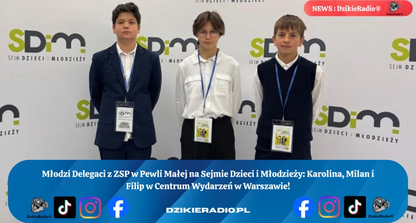 Młodzi Ambasadorzy z Pewli Małej w Parlamencie