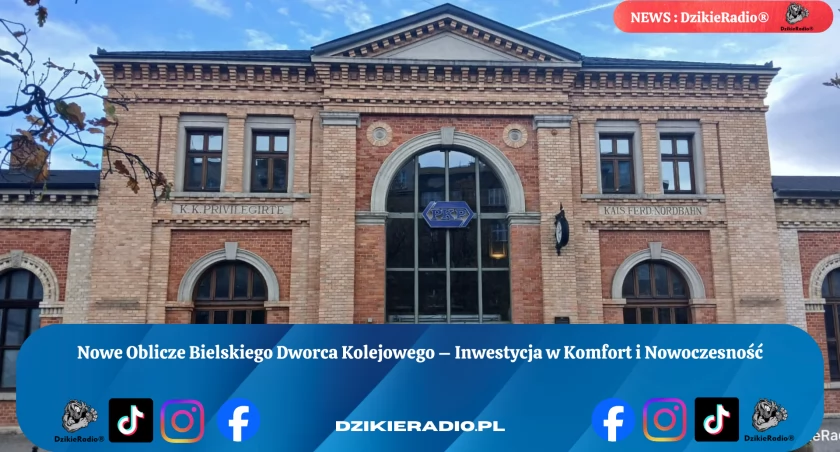 Dworzec w Bielsku-Białej czeka na modernizację – PKP przygotowuje inwestycję