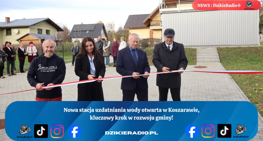 Nowa inwestycja: stacja uzdatniania wody w Koszarawie poprawi komfort życia mieszkańców! 