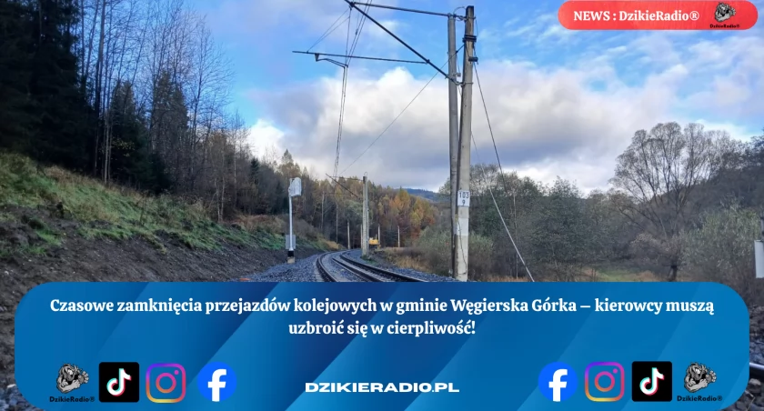 Modernizacja torów w gminie Węgierska Górka – czasowe utrudnienia w ruchu