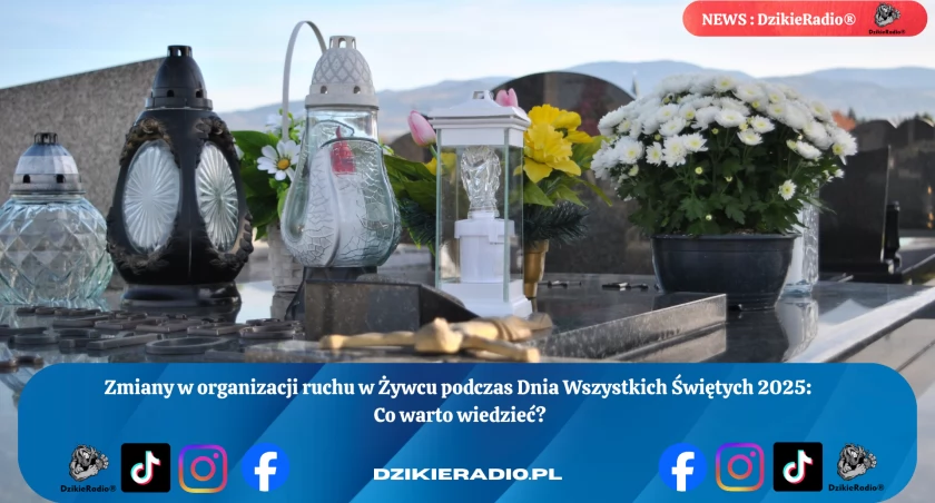 Zmiany w Organizacji Ruchu w Żywcu z okazji Dnia Wszystkich Świętych: Bezpieczny Dostęp do Cmentarzy i Parkingów.