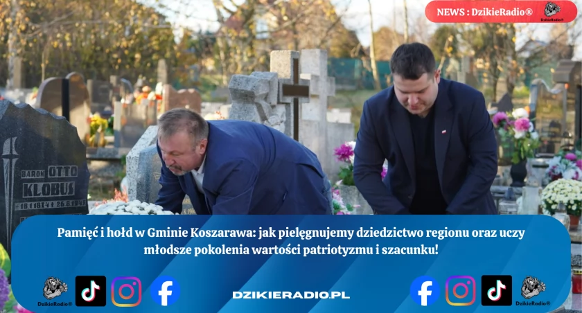 Pamięć i hołd w Gminie Koszarawa: Wspólnota oddaje hołd bohaterom naszej historii.