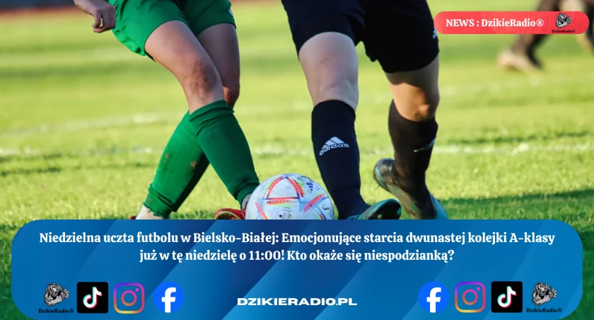 Emocje przed 12. kolejką A-klasy Bielsko-Biała – kto umocni swoją pozycję w tabeli?