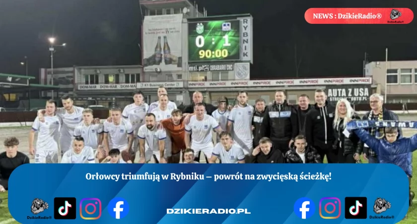 Orłowcy z Łękawicy triumfują nad ROW Rybnik: Pełen zaangażowania powrót na zwycięską ścieżkę!