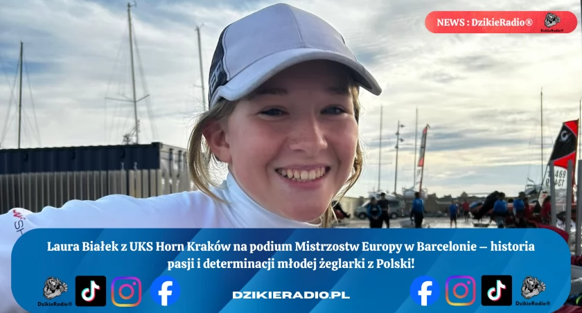 Laura Białek w czołówce Europy! Młoda żeglarka z UKS „Horn” Kraków z sukcesem w Barcelonie.