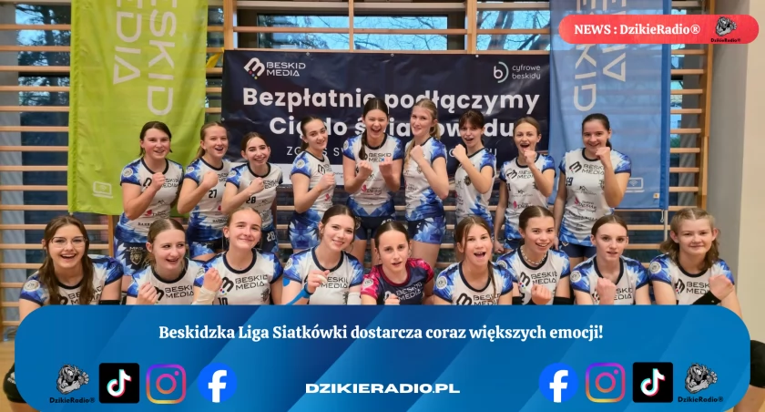 Sportowe serca biją w rytmie siatkówki — emocjonująca czwarta kolejka Beskidzkiej Ligi Siatkówki