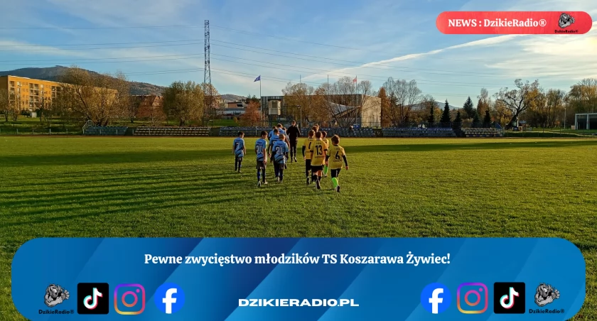Efektowne zwycięstwo Młodzików TS Koszarawa Żywiec nad  TS Metal Węgierska Górka