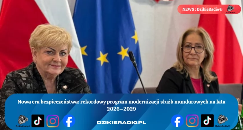 Rekordowy program modernizacji służb mundurowych w Polsce: co przyniesie era bezpieczeństwa 2026–2029?