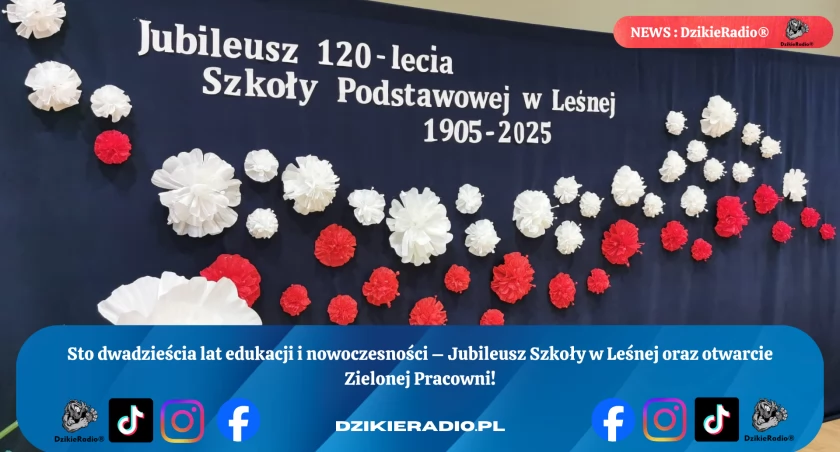 Jubileusz 120-lecia Szkoły w Leśnej i Otwarcie Zielonej Pracowni: Tradycja spotyka się z Nowoczesnością