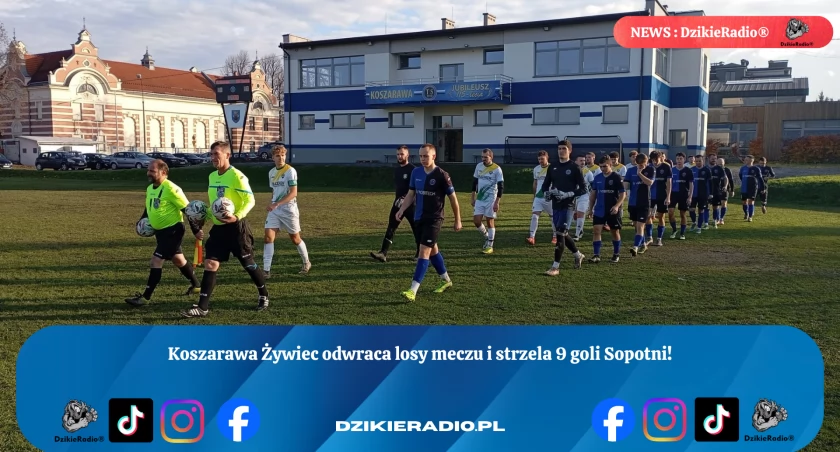 Nie do uwierzenia! Koszarawa Żywiec odwróciła losy meczu z Sopotnią.
