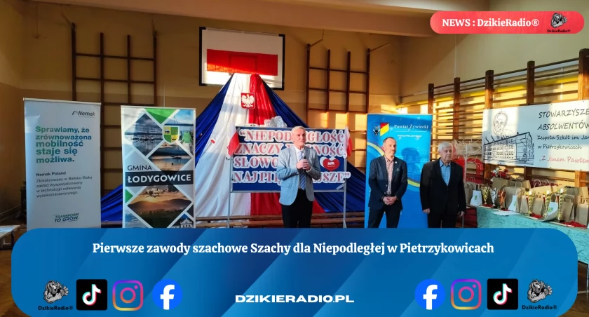 Szachy w służbie pamięci – Pietrzykowice uczciły Niepodległość królewską grą