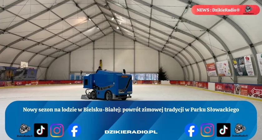 Bielsko-Biała otwiera miejskie lodowisko w Parku Słowackiego
