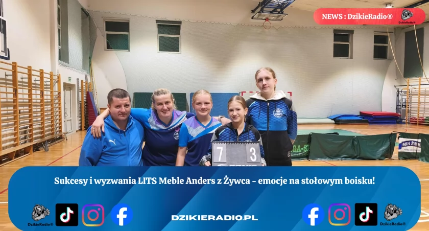 Wysokie emocje i zacięta walka: Podsumowanie weekendowych zmagań tenisistów stołowych z Żywca