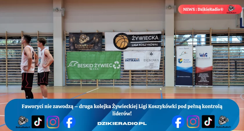 Beskid Żywiec: Zwycięstwa i niesamowite emocje - podsumowanie drugiej kolejki V sezonu Żywieckiej Ligi Koszykówki
