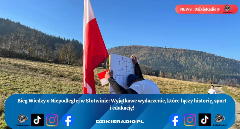 II Rodzinny Bieg Wiedzy o Niepodległej w Słotwinie: Emocjonujące wydarzenie zbliża się wielkimi krokami! 