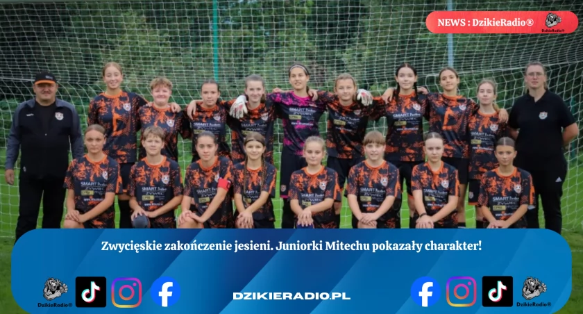 Emocjonujące zwycięstwo juniorek Mitechu po ciężkich bojach! Sprawdź, jak młode zawodniczki udowodniły, że mają charakter i nie boją się trudności. Czytaj więcej!