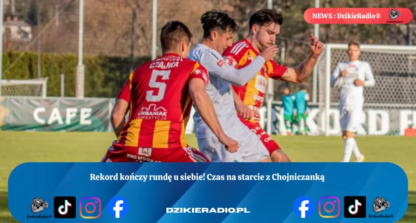 Rekord Bielsko-Biała kontra Chojniczanka: emocjonujące starcie na zakończenie rundy jesiennej - zapraszamy na mecz o godzinie 13:00 w Bielsku-Białej! 