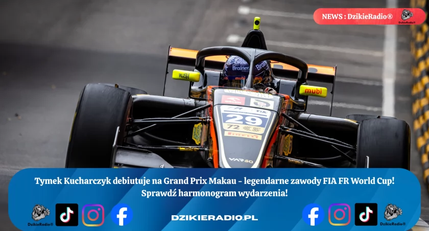 Polak na ulicach Makao po 20. latach przerwy. Tymek Kucharczyk w walce o Puchar Świata