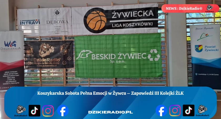 Żywiecka Liga Koszykówki: Harmonogram III kolejki! Które zespoły będą rzucić iskry na parkiecie? - Zobacz plan meczów na najbliższy weekend!